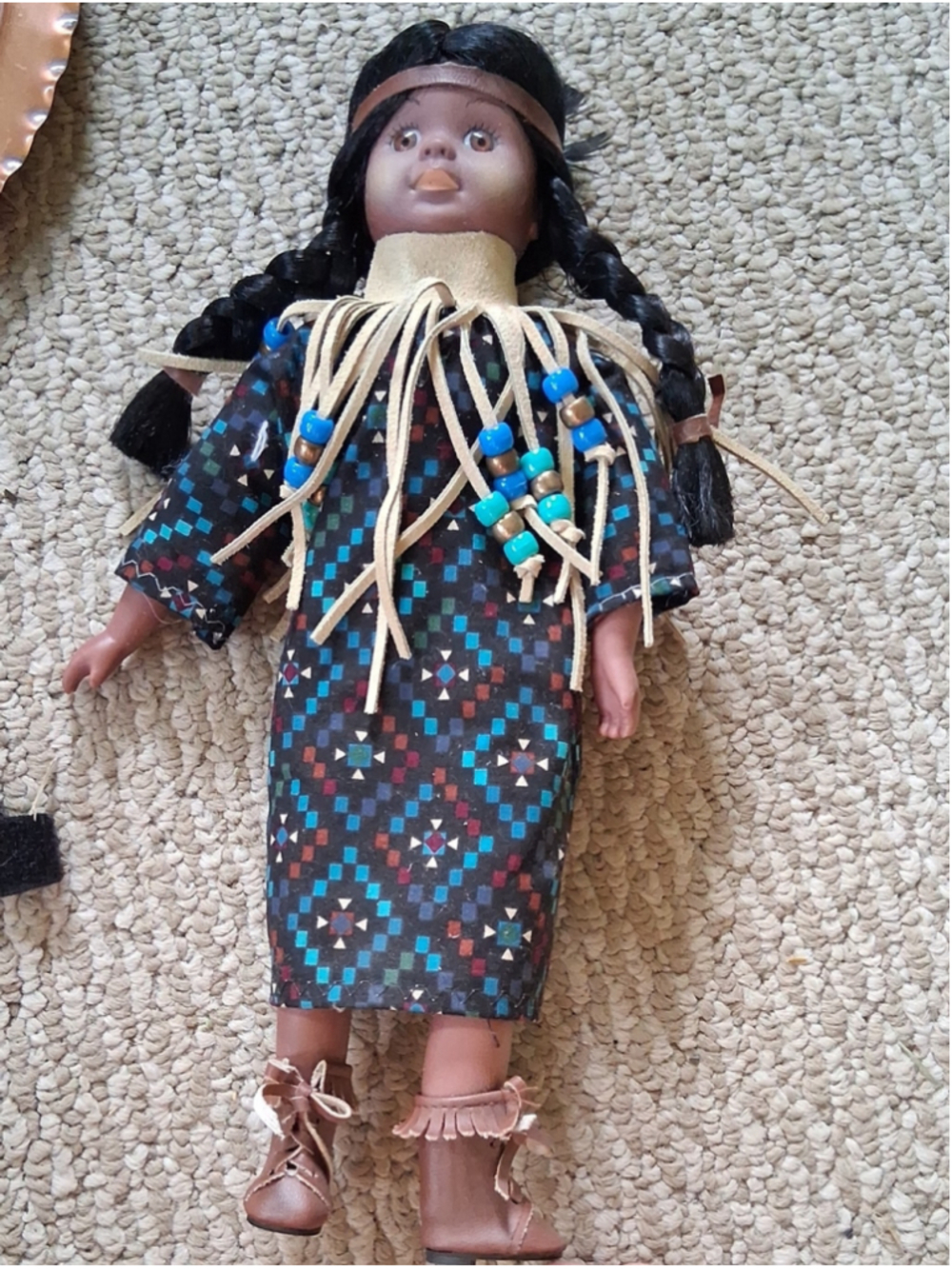 Vintage handcrafted native Doll